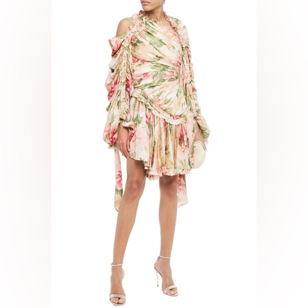 Zimmermann Floral Silk Dress